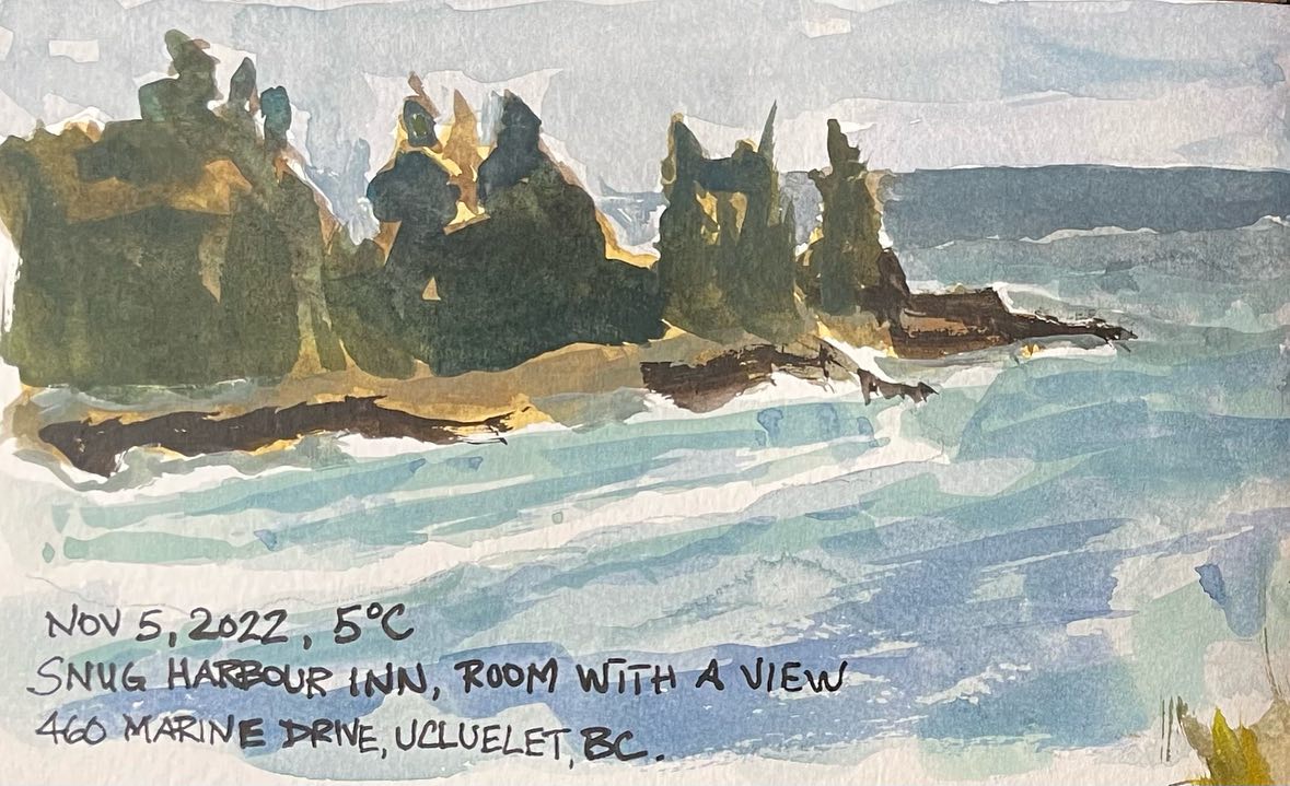 Painting in Ucluelet