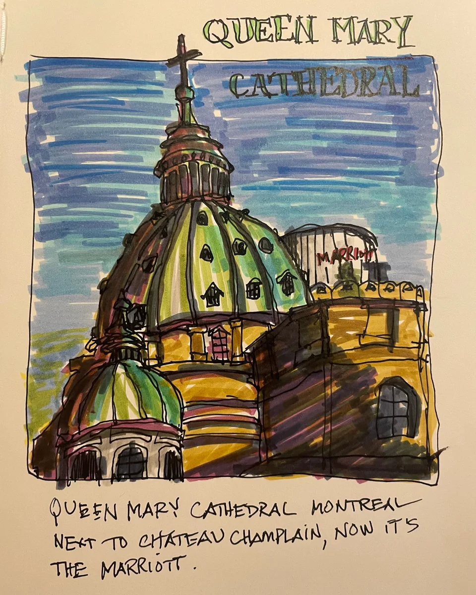 The Queen Mary Cathedral in Montreal