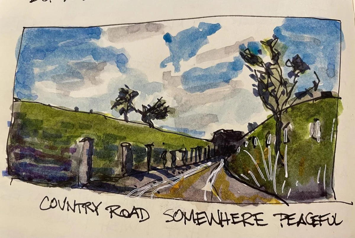 Country road somewhere peaceful